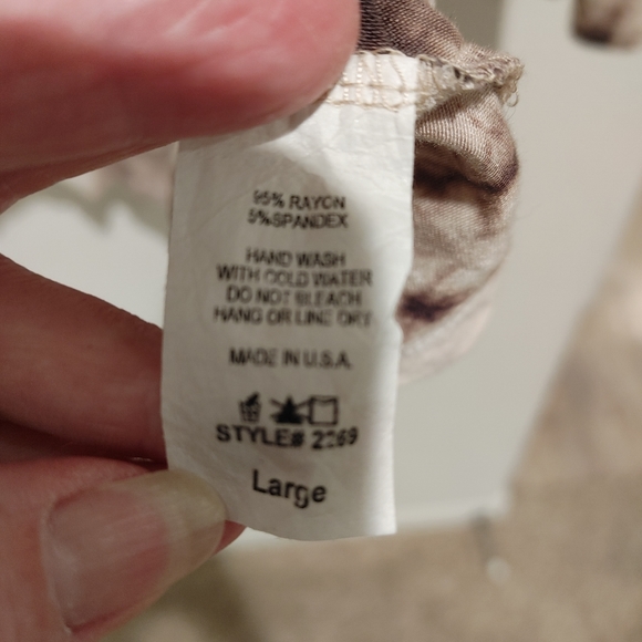 Entro Tie Dye Mini dress/tunic - Picture 5 of 5